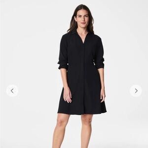 SPANX Classic Black Collared Dress